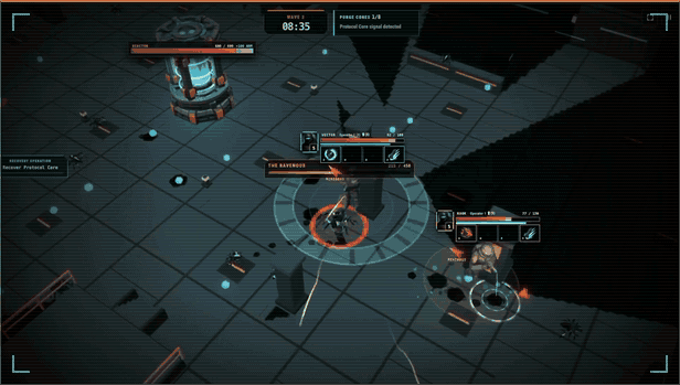 An upgraded operator fights beside the reactor